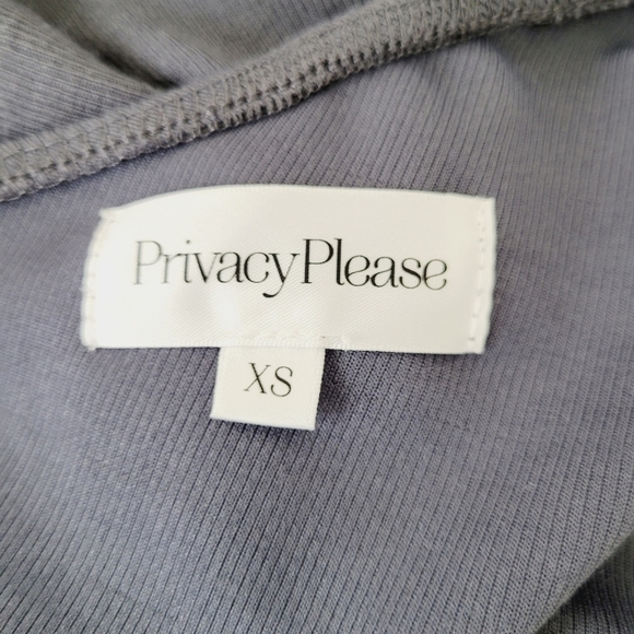 Privacy‎ Please Jacqie One Shoulder Gray Mni Dress - Picture 6 of 9